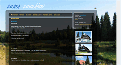 Desktop Screenshot of chatachuranov.cz